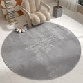 round carpet crystal velvet study computer swivel chair mat non-slip carpet floor protection mat bedroom bedside blanket