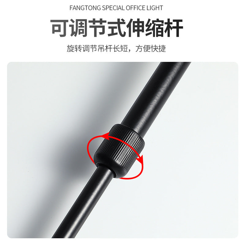 LED round lighting super bright beauty barber shop bedroom chess room simple room Chinese restaurant lamp chandelier