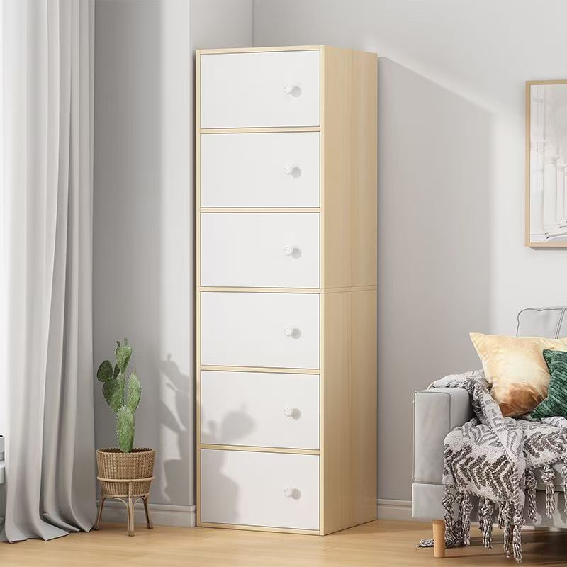 Chest of drawers storage cabinet bedroom storage cabinet narrow vertical cabinet plant drawer cabinet living room wall floor-standing bed end cabinet