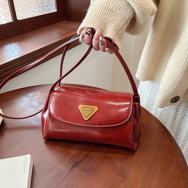 Trend casual pillow bag women's 2025 winter new Korean version retro fashion shoulder bag high-end versatile women's bag
