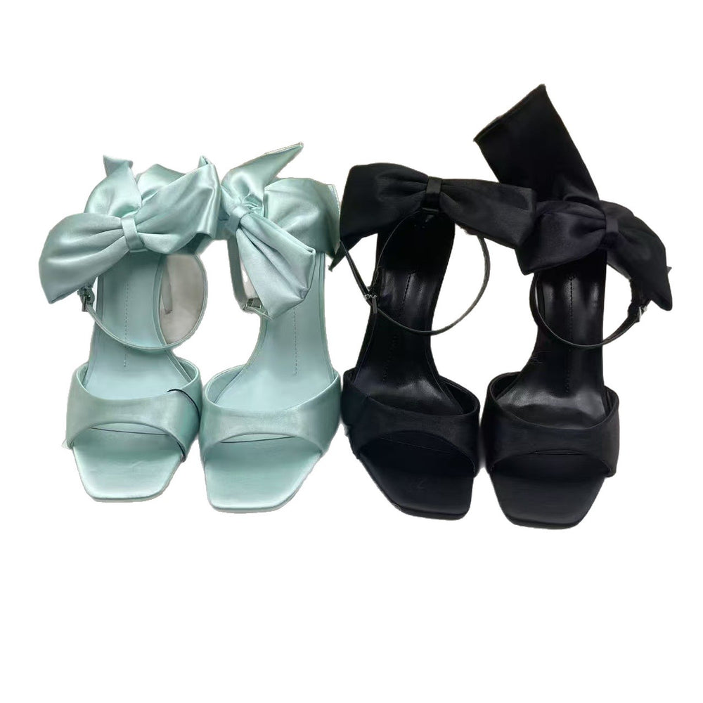 Za2025 spanish spring/summer off-white pointed-toe mules, stiletto heel closed-toe sandals, fairycore fashion