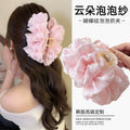 Cloud bubble clip extra large bows hair clip for women 2025 hair clip classy back of head shark clip