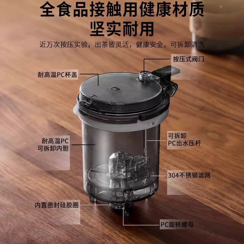 Sifang elegant cup tea brewing separation pot elegant pot high temperature resistant for home teapot glass teapot tea cup complete set