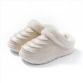 Cocoon breaking 2024 winter new arrival fleece-linedthickened cotton shoes good-looking couple style non-slipheattech cotton slippers men outwear