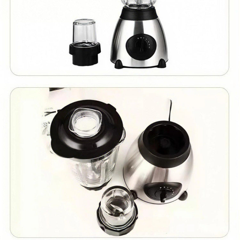 2-in-1 glass blender: high-speed blender, juicer, multifunctional food processor, and baby food grinder
