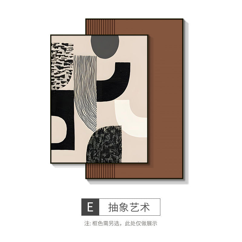 Light luxury modern room bedroom decorative painting abstract art superimposed master bedroom bedside painting creative 2025 new