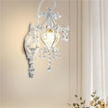 French crystal wall sconce - modern hallway, aisle, and bedroom lighting fixture - creative european & american style