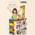 Realistic pretend play educational toys - kids' supermarket cash register - birthday gift for girls aged 3-6 - cross-border e-commerce