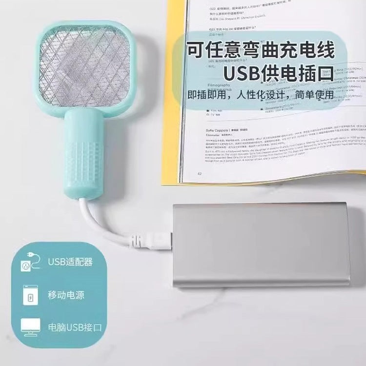 For homeusb purple light mosquito killer lamp electric mosquito swatter trap and kill mosquito killer outdoor picnic mini portable car low power consumption
