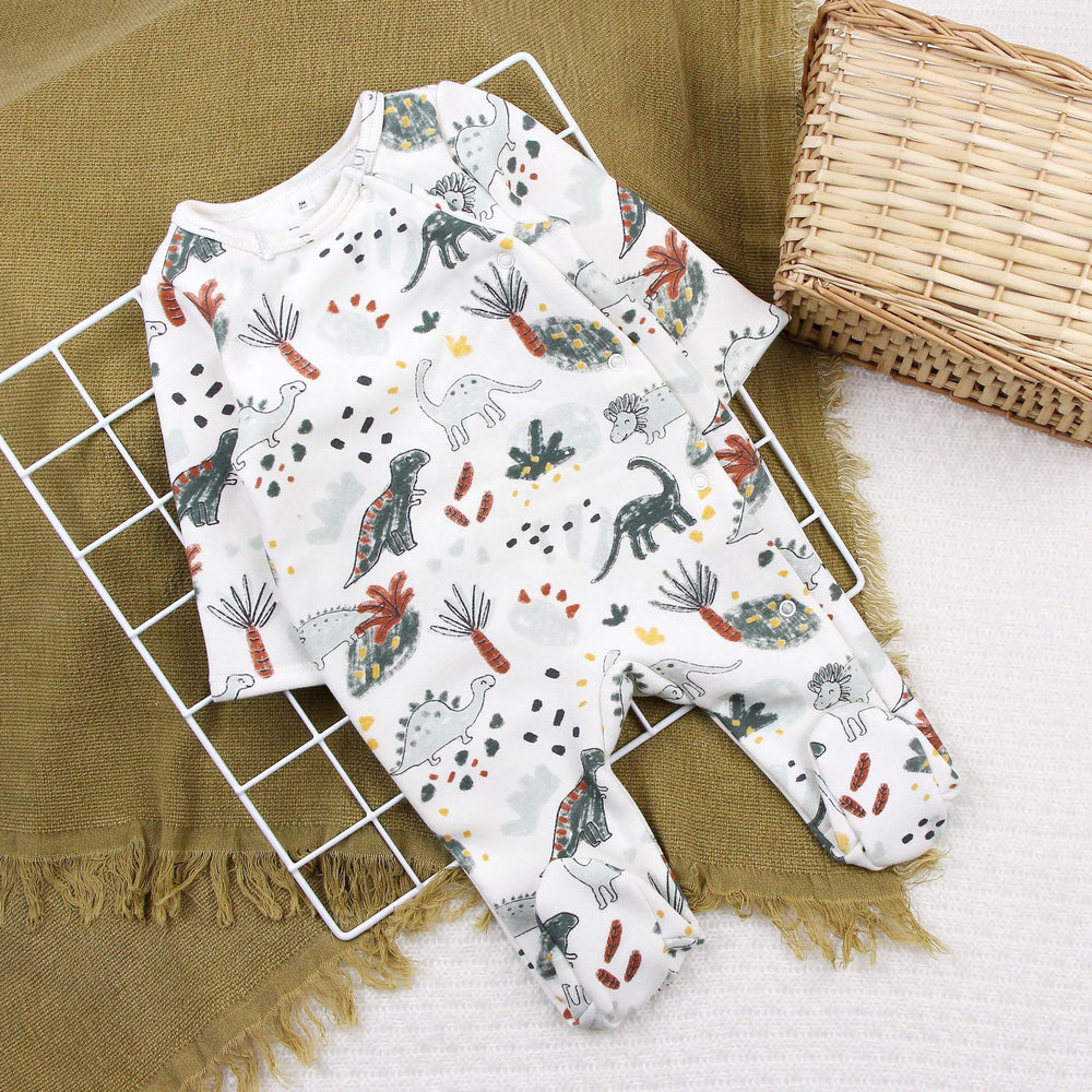 Newborn baby romper long sleeve jumpsuit autumn winter thickened sleepsuit clothes foreign trade children's wear bodysuit