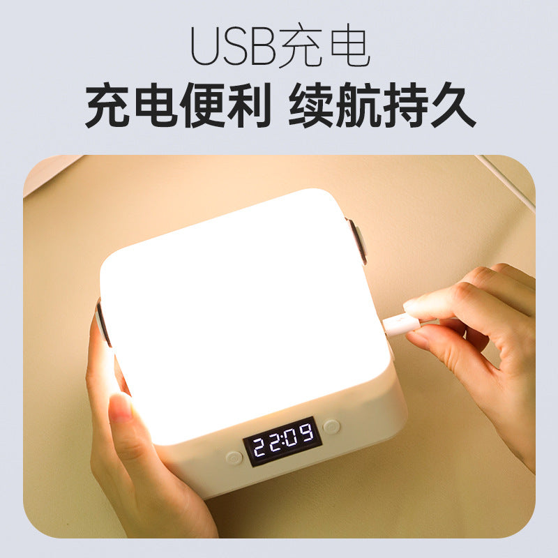 Led rechargeable emergency light - backup power, super bright bulb, portable outdoor lighting, handheld lamp for home use