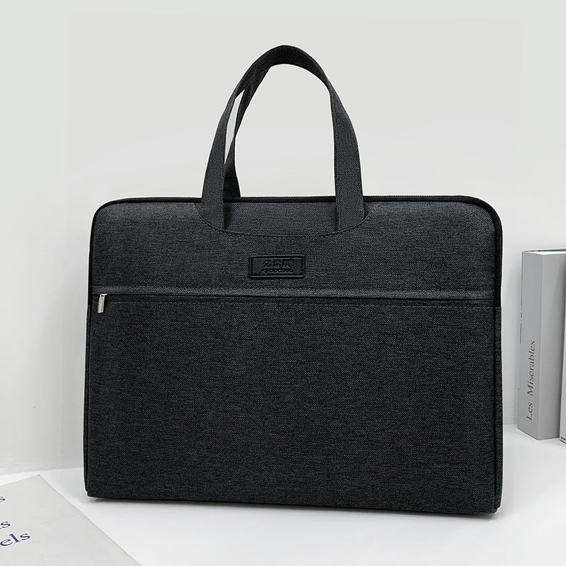 Yiyunchen business document bag men's briefcase custom logo Oxford cloth storage bag a4 document bag briefcase
