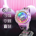 New light-up musical kids' watch with 360° rotating gyro electronic display - sanrio cartoon student toy watch