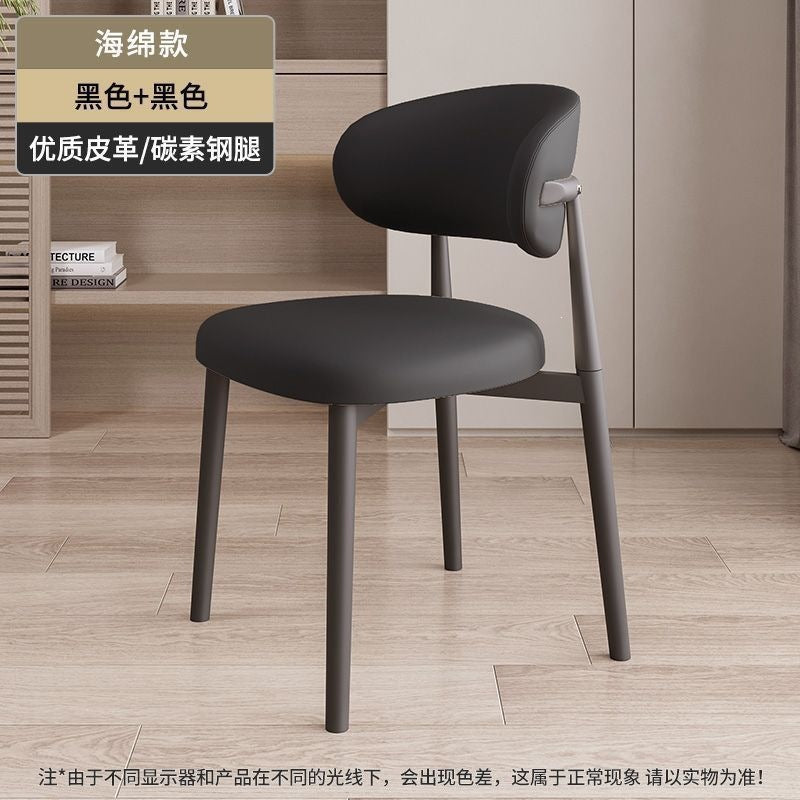 Dining chair scandinaviancasualaccessible luxury hotel back chair for home modern casual restaurant popularplaid long-sitting dining table chair