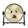 Multifunctional rechargeable fan industrial for home high wind power battery outdoor portable 12inch floor fan cross-border