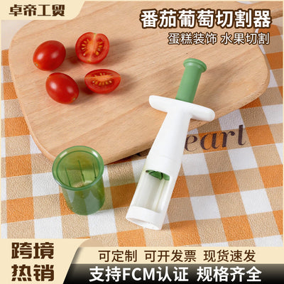 fruit slicer, creative kitchen gadget, cucumber, grape and cherry tomato slicer, grape slicer
