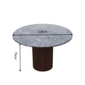 Source factory slate round dining table accessible luxury modern casual table for home small apartment popular restaurant classy dining table