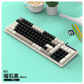 Viper km100 wired keyboard and mouse combo - mechanical feel, color matching, usb, for office, pc, and laptop