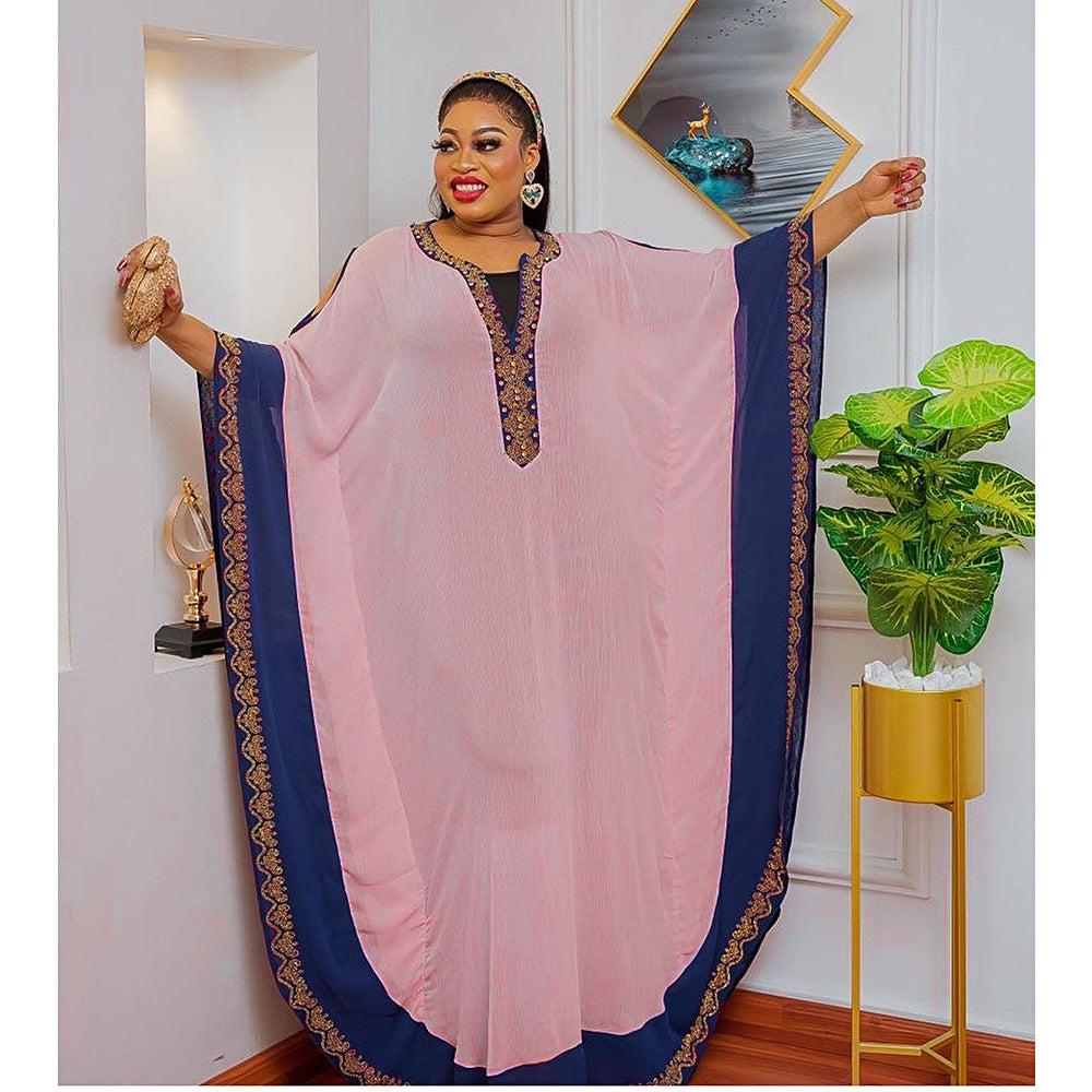 cross-border e-commerce: tiktok hot-selling plus-size women's dresses for europe, america, and africa -  trending long dresses with straps