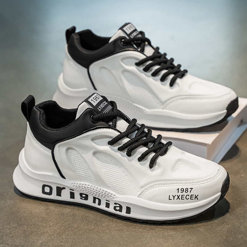 Men's spring 2026 new arrival: trendy, popular, soft-soled casual sneakers for teens - designer streetwear dad shoes