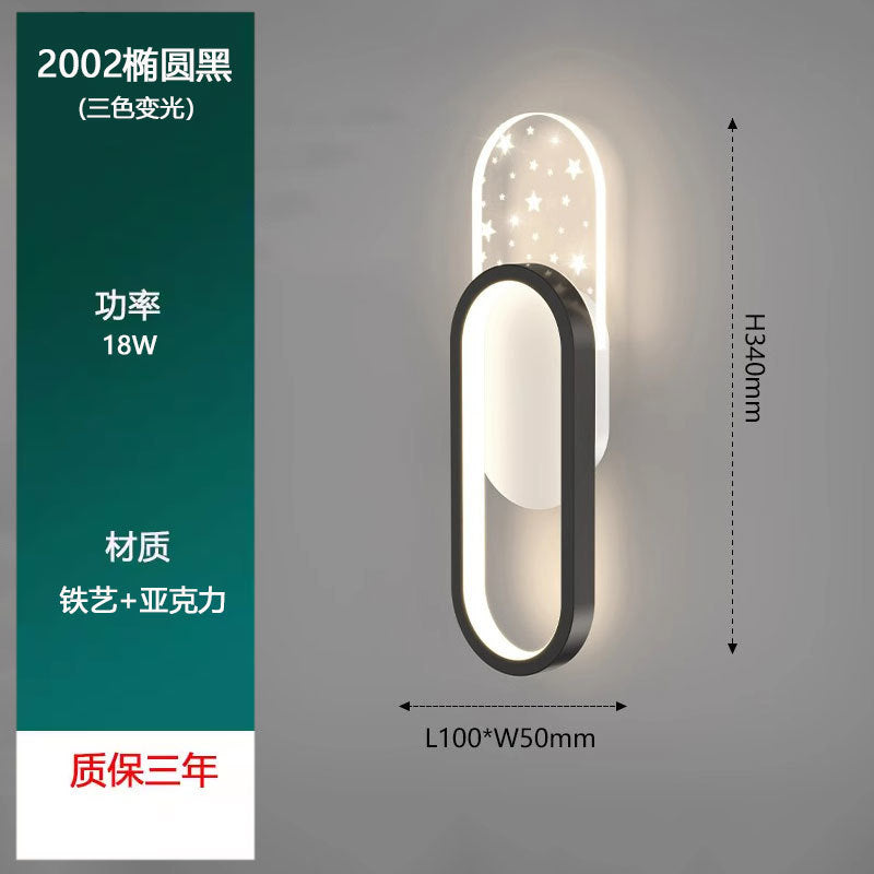 Wall Lamp Bedroom Simple Modern Creative Butterfly Bedside Lamp Aisle Corridor Wall Lamp 2025