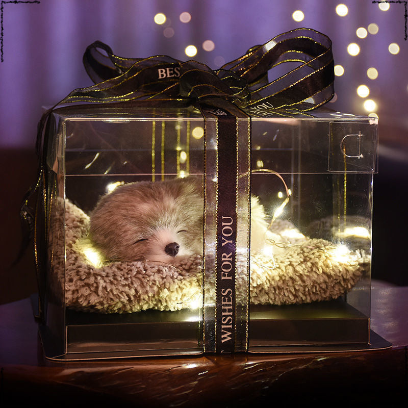 Birthday gifts for girls on Children's Day, children's girlfriends, girlfriends, simulated cats to accompany dolls 61 gift boxes