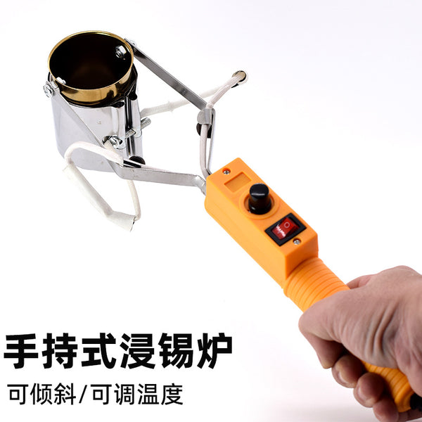 Small tin furnace, stove thread, small wire equipment, electric soldering iron melting, electric melting tin lining furnace, hand-held tin ironing pot