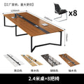 2.4m table+8 chairs