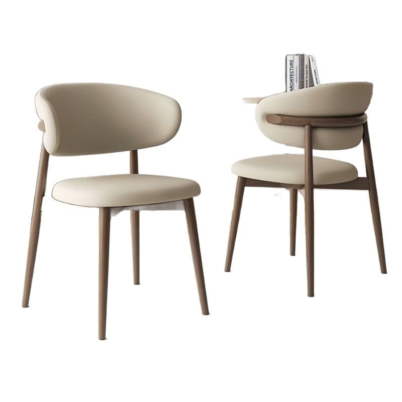 Dining chair scandinaviancasualaccessible luxury hotel back chair for home modern casual restaurant popularplaid long-sitting dining table chair