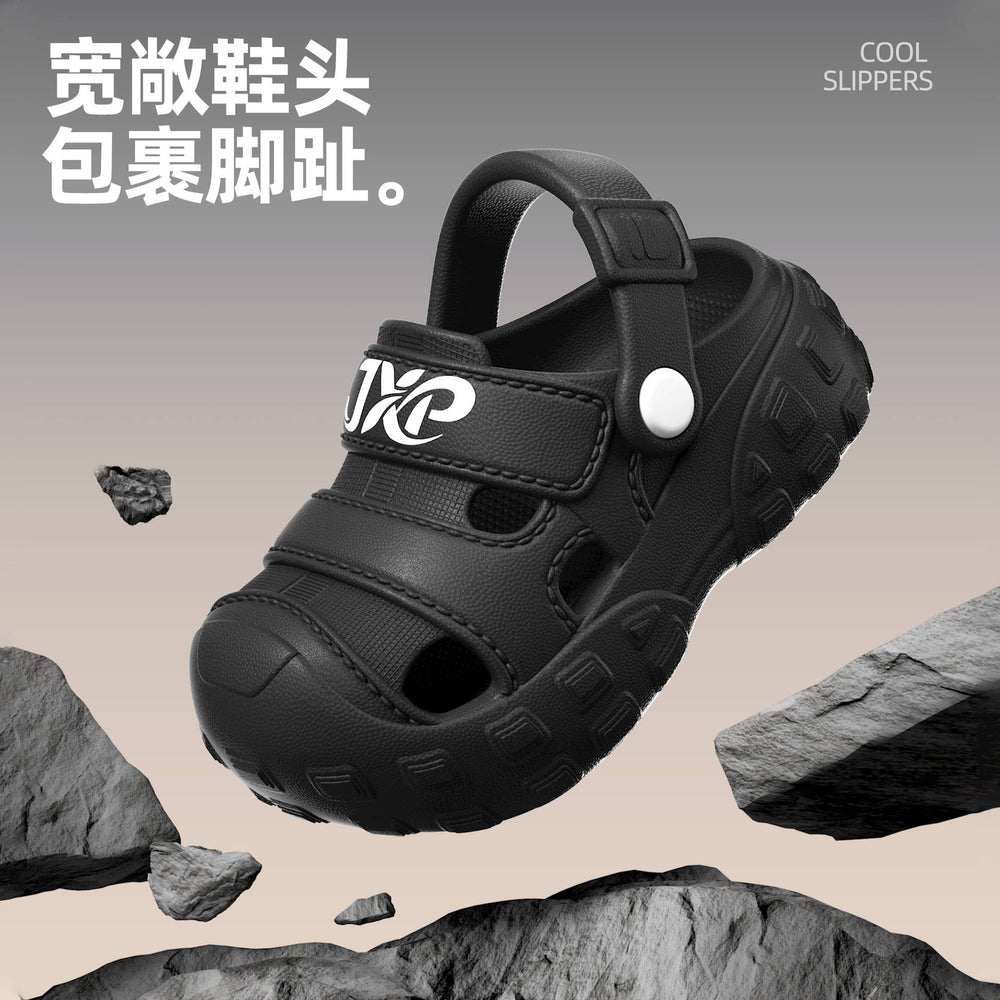 Eva squishy sandals for boys and girls - cartoon design, thick sole, non-slip, perfect for summer outdoor wear