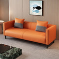 Living room sofa small apartment cat scratching leather sofa casual rental house b&b bedroom apartment combination lazy sofa no