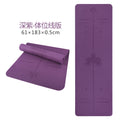Tpe yoga mat - amazon cross-border fitness, shock absorption, soundproofing, thickened, non-slip, silent yoga mat - minor imperfections - dance mat