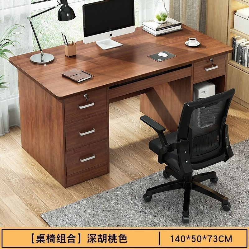 Computer desk desktop home desk bookcase all-in-one office desk minimalist modern bedroom writing desk student study table