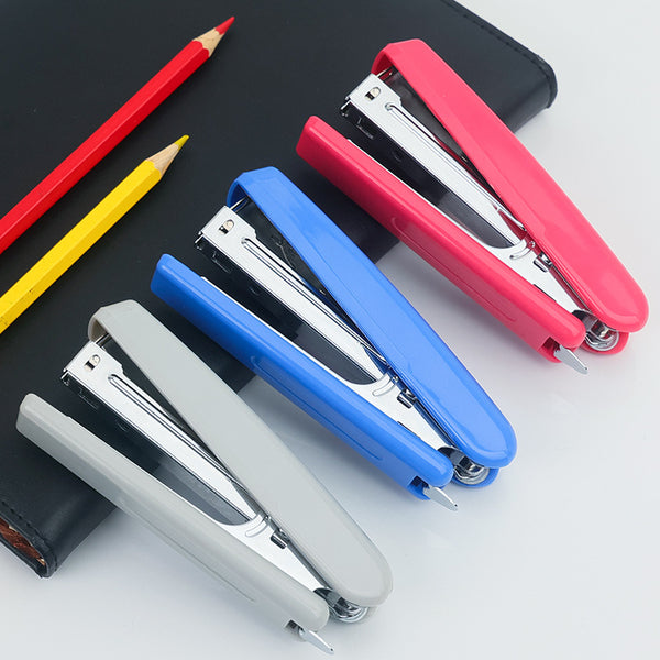 Huajie office supply stapler thickened large stapler mini small stapler medium student staple