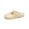 Export women's baotou half-slippers slippers summer k-style lazy one-leg fashionoutwearflats sandals and slippers plaid