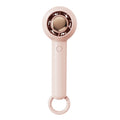 New mini handheld fan - usb rechargeable desktop fan with portable hook for outdoor use