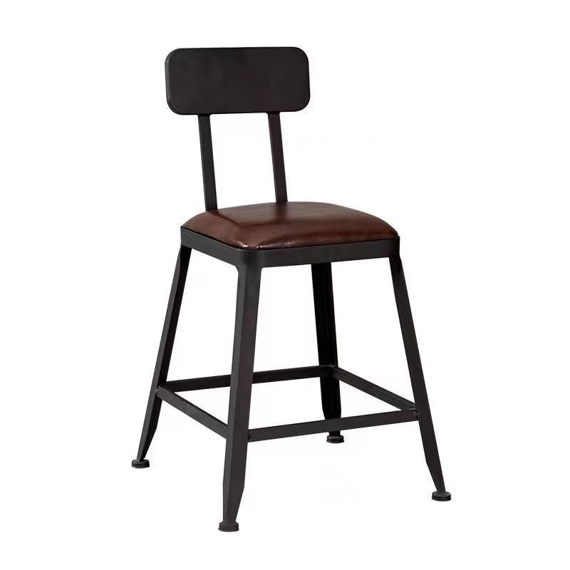American solid wood restaurant bbq dining table and chairs, retro milk tea shop table, cafe industrial style music bar dining chairs