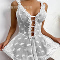 sexy lingerie, nightwear, and sleepwear - heart-shaped transparent foreign trade sexy nightgown, suspender dress 1780
