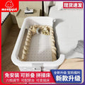 Baby crib - portable, foldable, multi-functional bassinet - newborn & toddler convertible bed