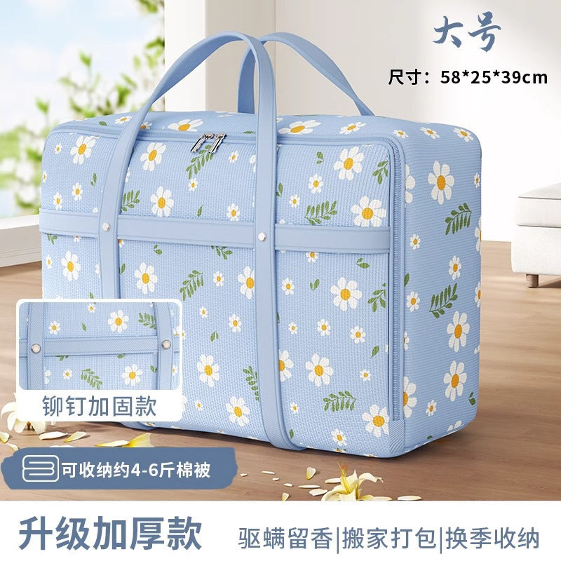 Oxford cloth moving bag household quilt storage bag large capacity student clothes quilt luggage packing bag