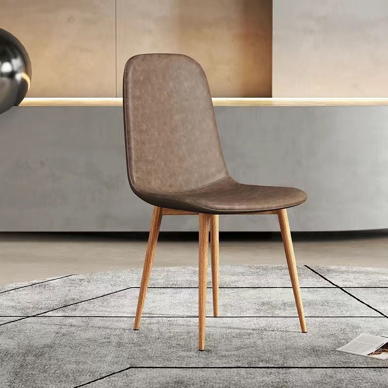 Factory direct normcore dining chair for home italian accessible luxury office chair high density sponge creative negotiation back chair