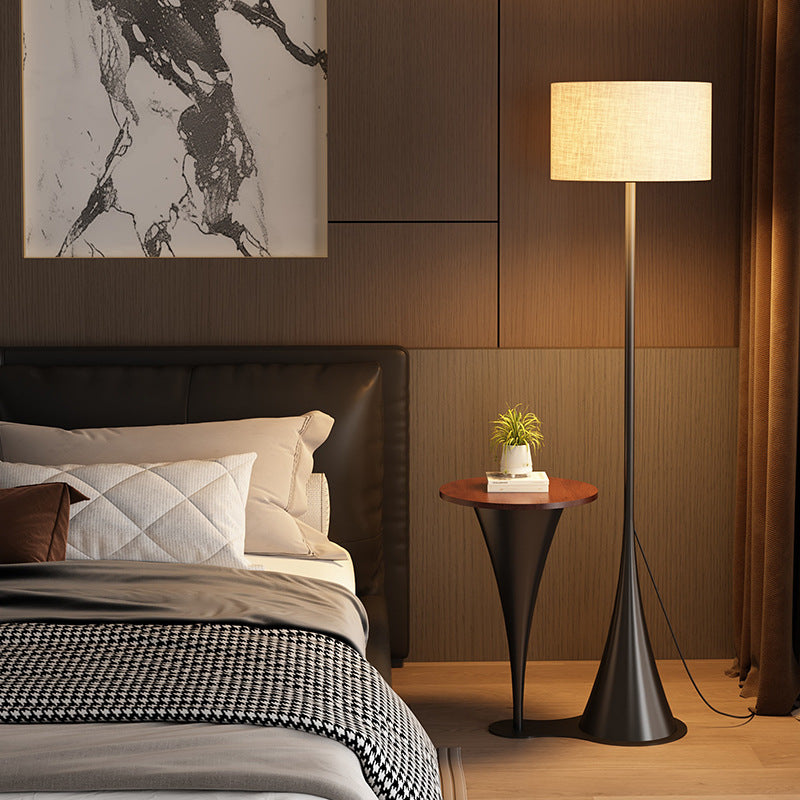 Nordic Italy vertical floor lamp high-end sense storage simple atmosphere office study bedroom bedside lamp