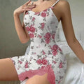 hot-selling, cute-style, new printed nightgown, sexy camisole, lingerie, loungewear, nightgown set