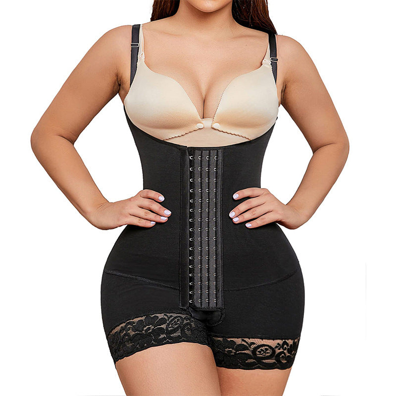 Bodyshaperfashion suspender corset women's waist lifting butt tightening abdomen tight body shaping body shaping jumpsuit
