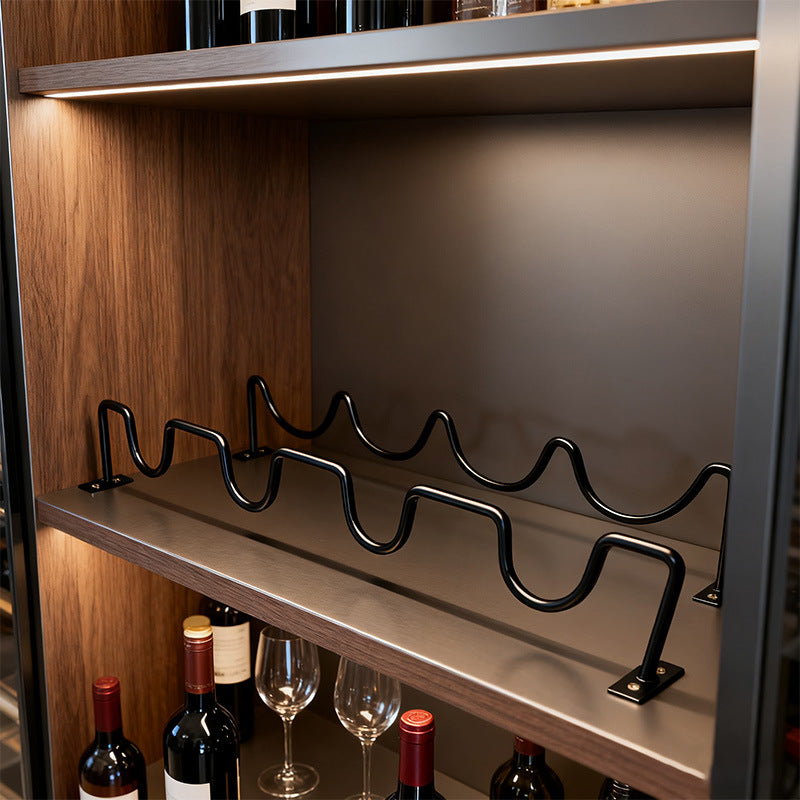Bar wall wine bottle rack living room hanging bar bar wine cabinet creative industrial style casual iron wine bottle rack