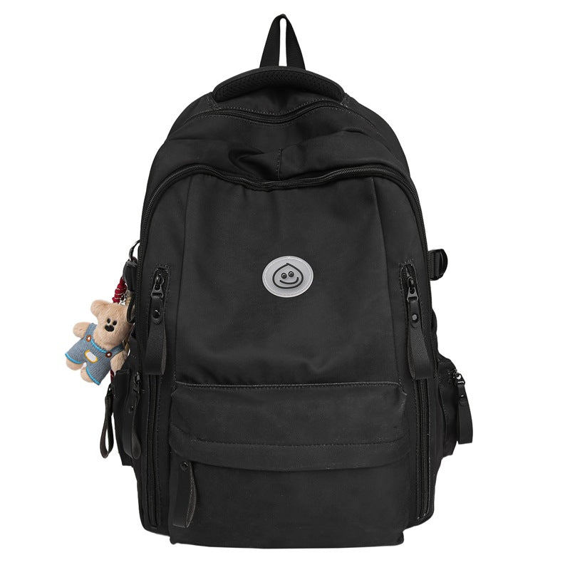New Trend Lightweight Leisure High School Large Capacity Backpack Male Versatile Elementary School Student School Bag Female