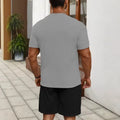 men's short-sleeve and shorts set, casual sportswear set, 3d printed cross-border hot seller, dropshipping available