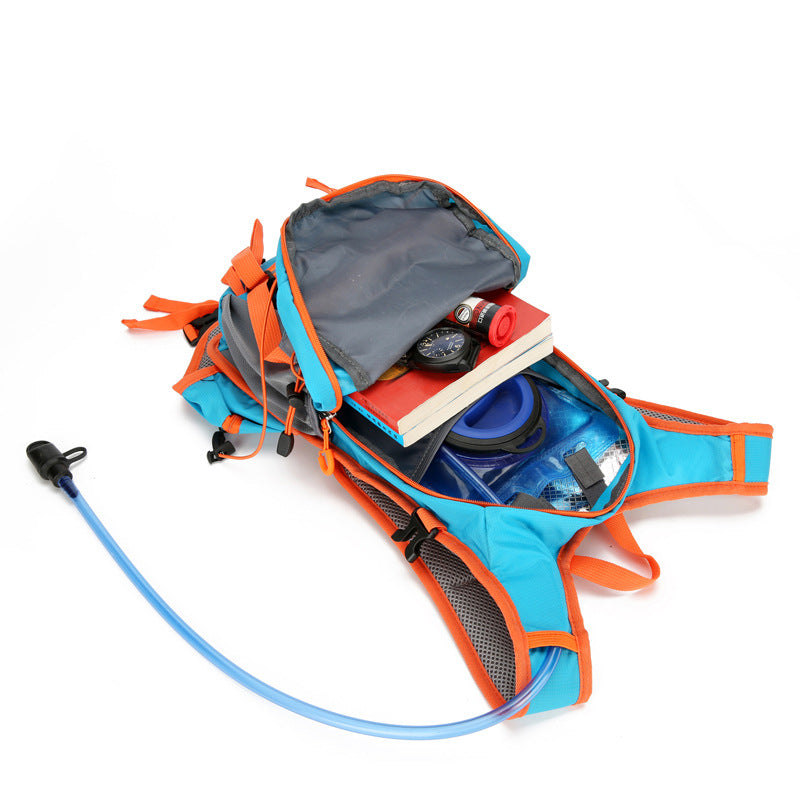 Cross-border trend outdoor backpack multi-functional waterproof cycling hiking mountaineering design running off-road shoulder sports bag