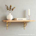 Wall shelf creative simple modern wall hanging living room background wall shelf wall hanging one-word partition bracket