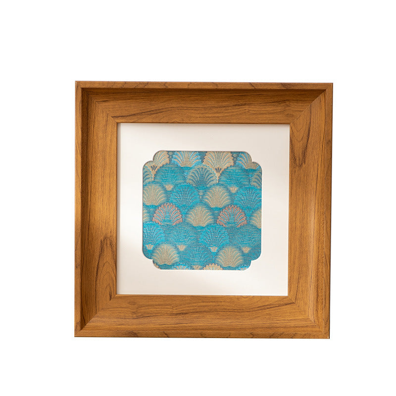 DIY Song Jin pearl painting photo frame setting table handmade cardboard salon team building warm-up picture frame 8 inch wall hanging handmade gift